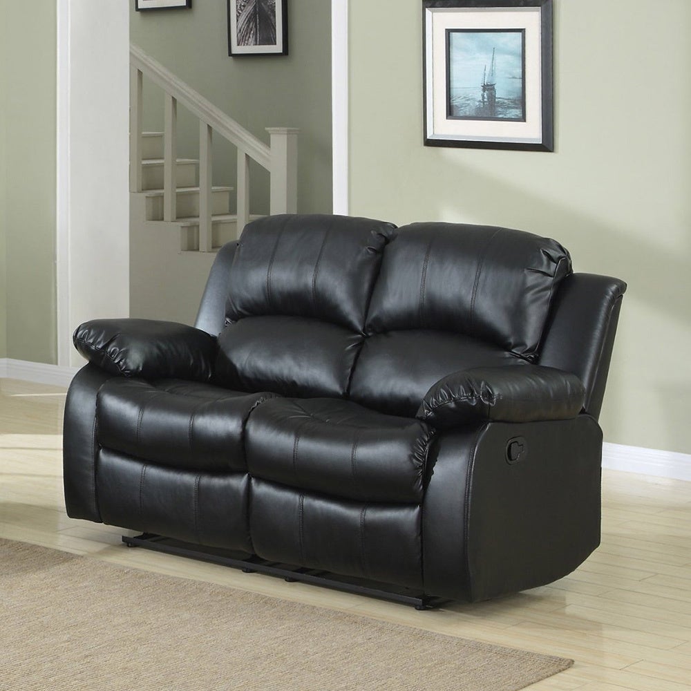 Orlando 2 Seater Manual Recliner, Leather Double Recliner Sofa