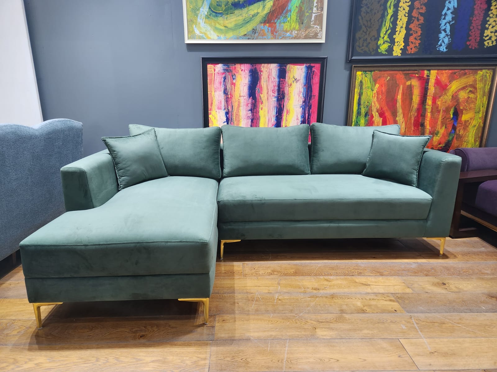Meralda L shape sectional sofa - Couchlane