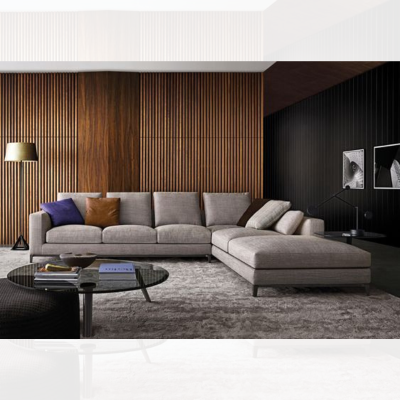 Coron Sectional Sofa With Ottoman - Couchlane